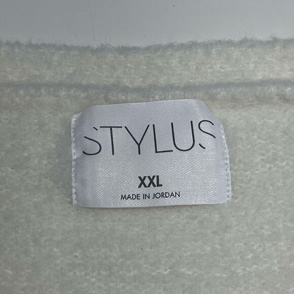 Stylus Cream White Exposed Seam Marshmallow Sweater - Picture 4 of 7